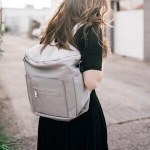 NWOT** Fawn Design The Original Diaper Bag - Gray